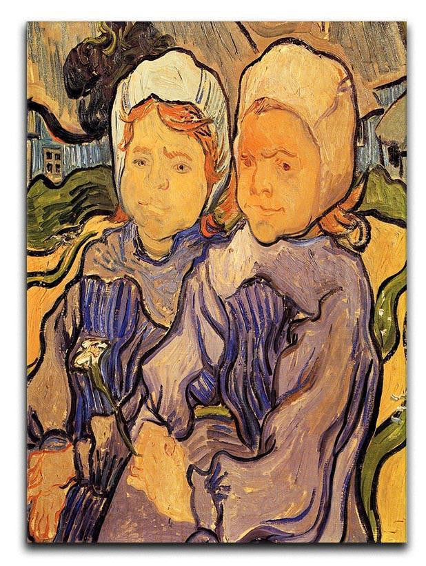 Two Children by Van Gogh Canvas Print & Poster  - Canvas Art Rocks - 1