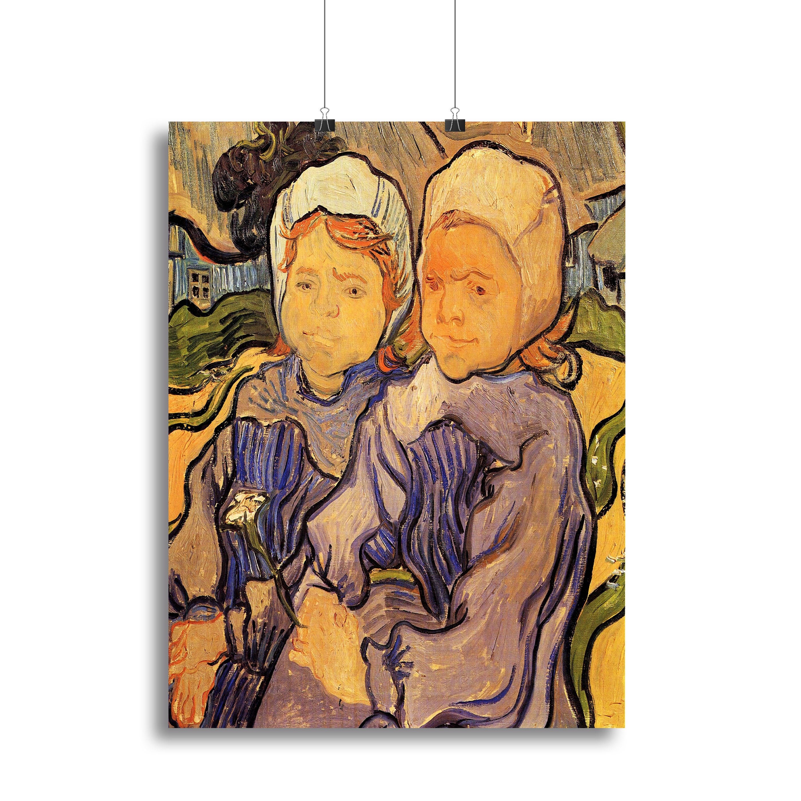 Two Children by Van Gogh Canvas Print or Poster