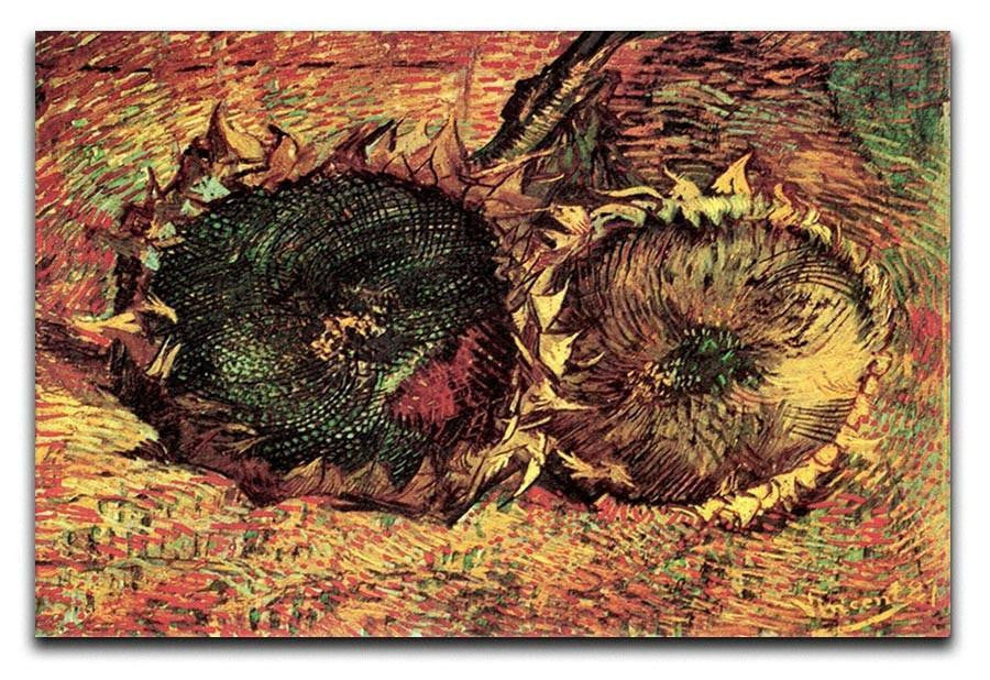 Two Cut Sunflowers 2 by Van Gogh Canvas Print & Poster  - Canvas Art Rocks - 1