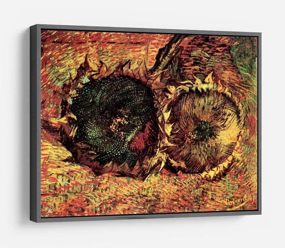 Two Cut Sunflowers 2 by Van Gogh HD Metal Print