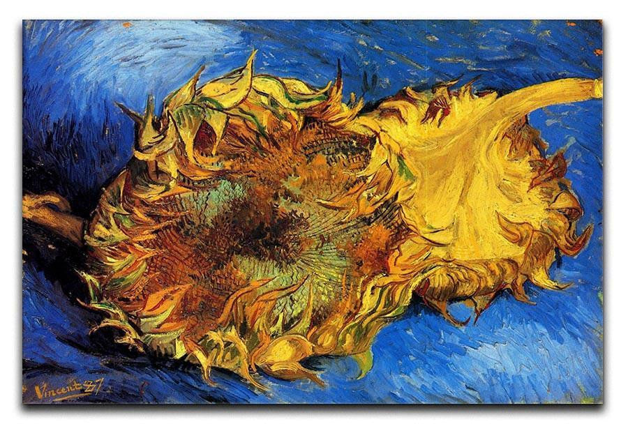 Two Cut Sunflowers 3 by Van Gogh Canvas Print & Poster  - Canvas Art Rocks - 1