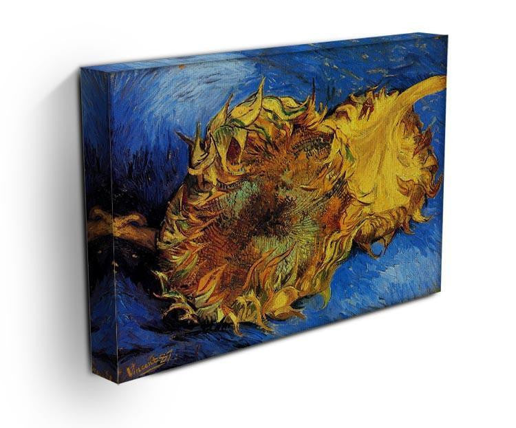 Two Cut Sunflowers 3 by Van Gogh Canvas Print & Poster - Canvas Art Rocks - 3
