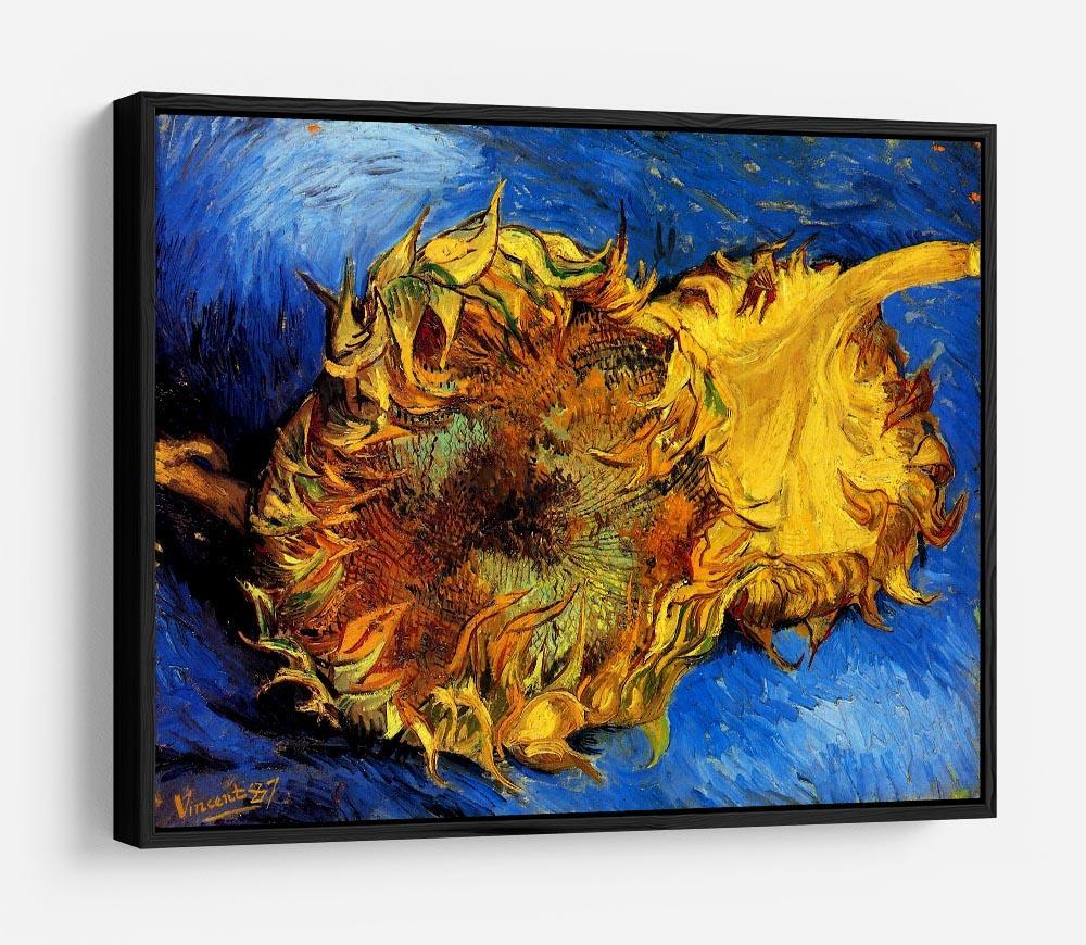 Two Cut Sunflowers 3 by Van Gogh HD Metal Print
