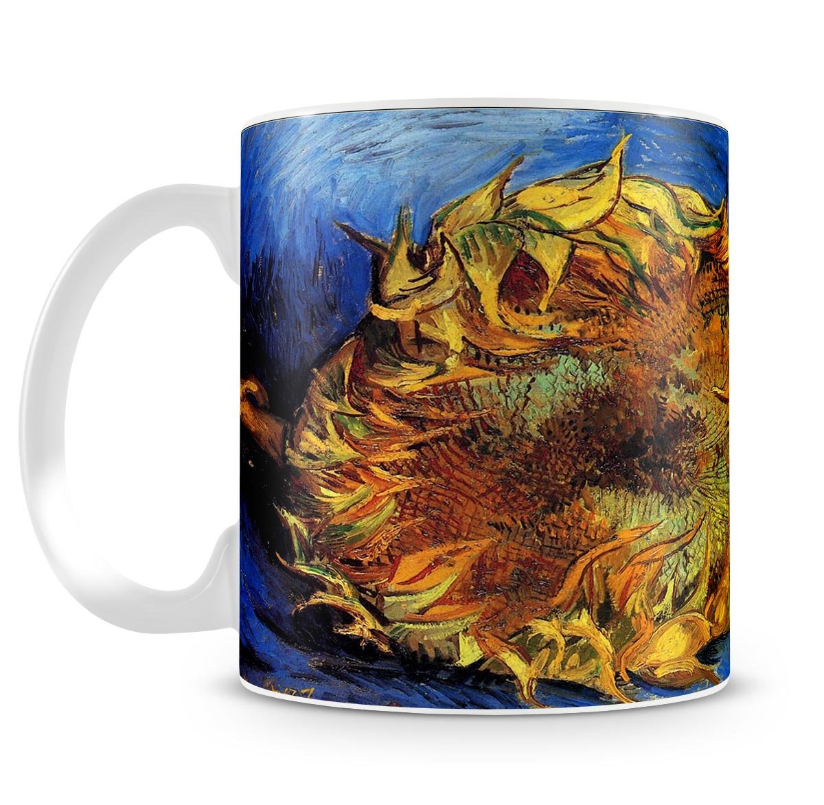 Two Cut Sunflowers 3 by Van Gogh Mug - Canvas Art Rocks - 4
