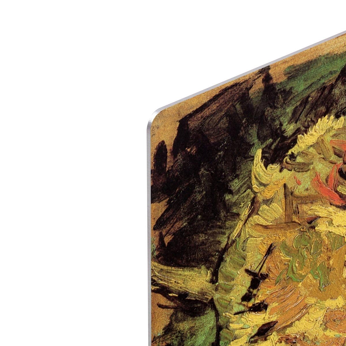 Two Cut Sunflowers by Van Gogh HD Metal Print