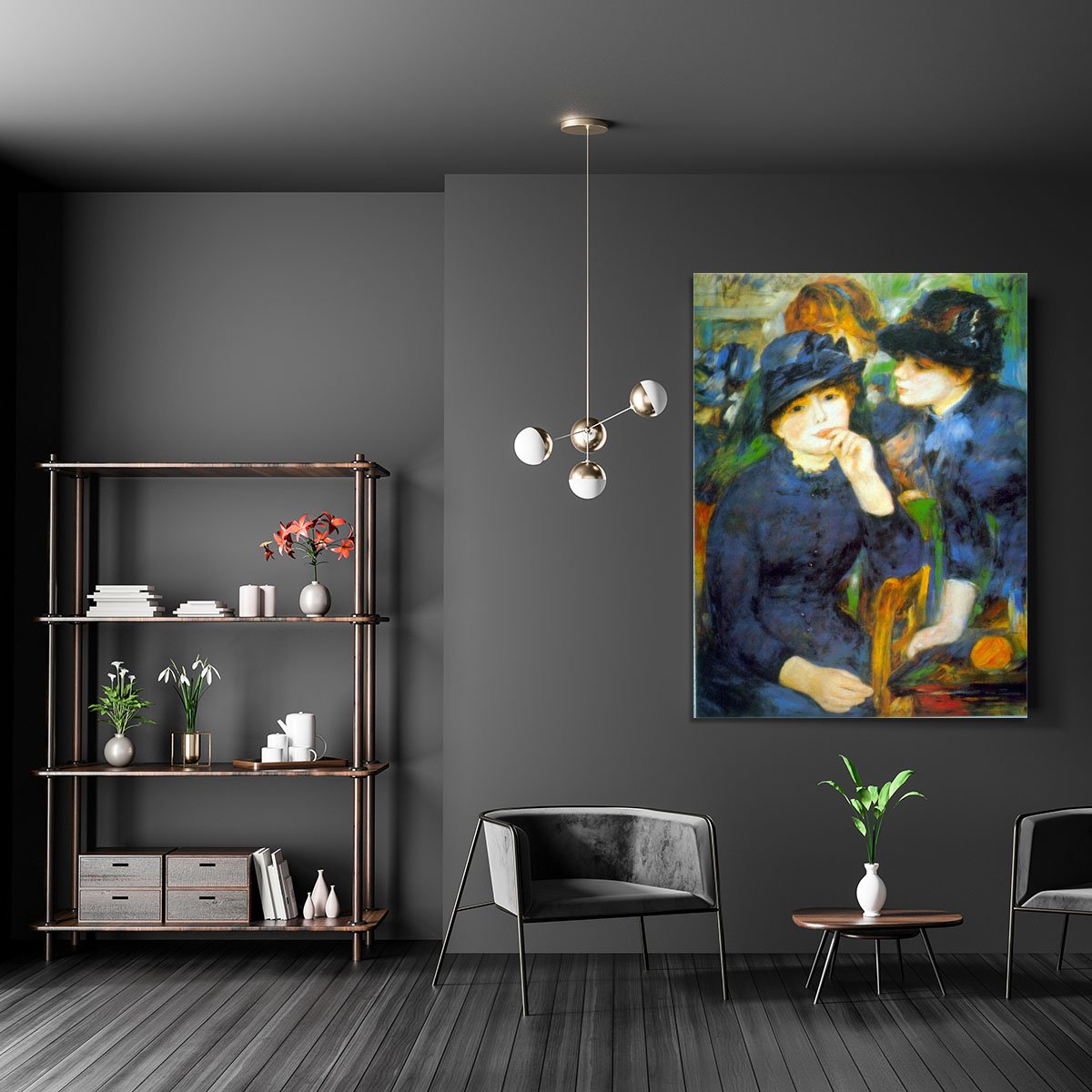 Two Girls by Renoir Canvas Print or Poster