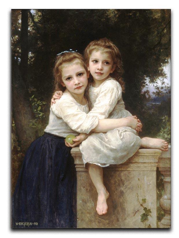Two Sisters By Bouguereau Canvas Print or Poster  - Canvas Art Rocks - 1