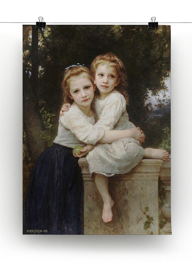 Two Sisters By Bouguereau Canvas Print or Poster - Canvas Art Rocks - 2