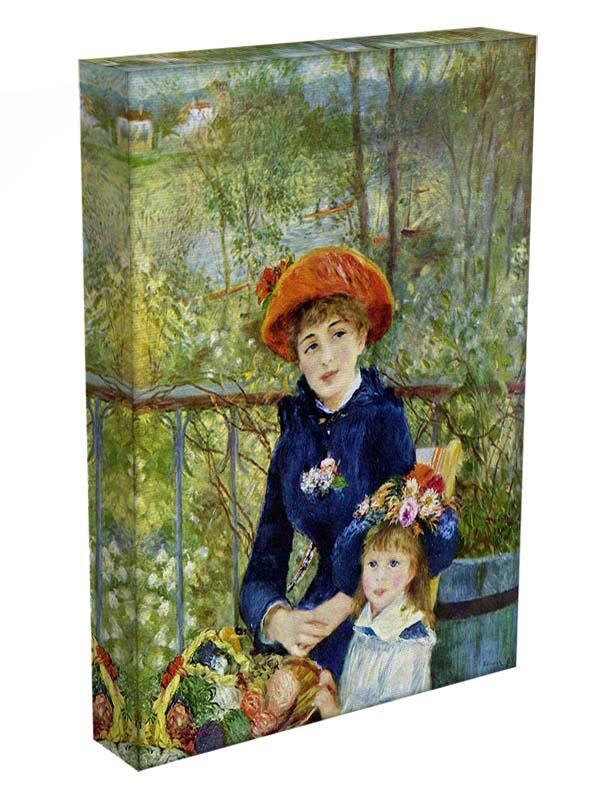 Two Sisters On The Terrace by Renoir Canvas Print or Poster - Canvas Art Rocks - 3