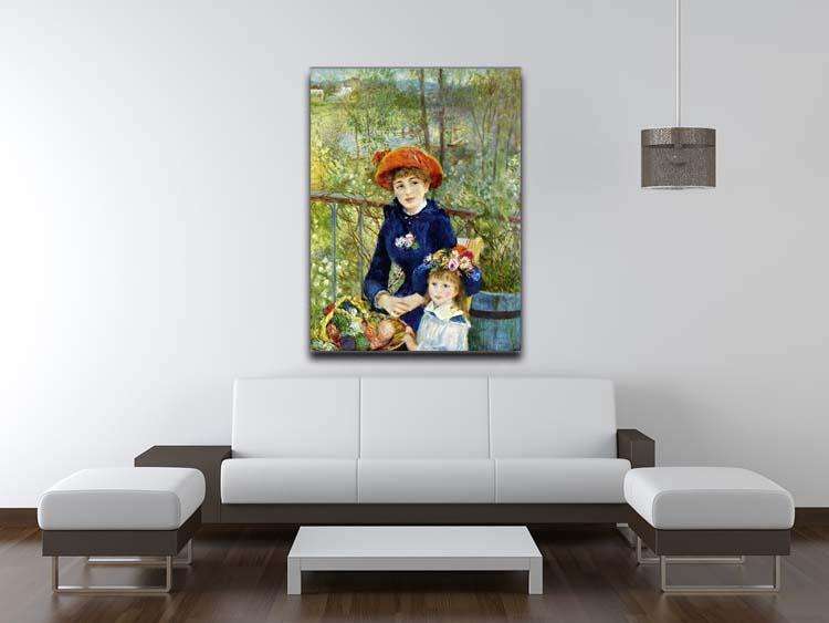 Two Sisters On The Terrace by Renoir Canvas Print or Poster - Canvas Art Rocks - 4