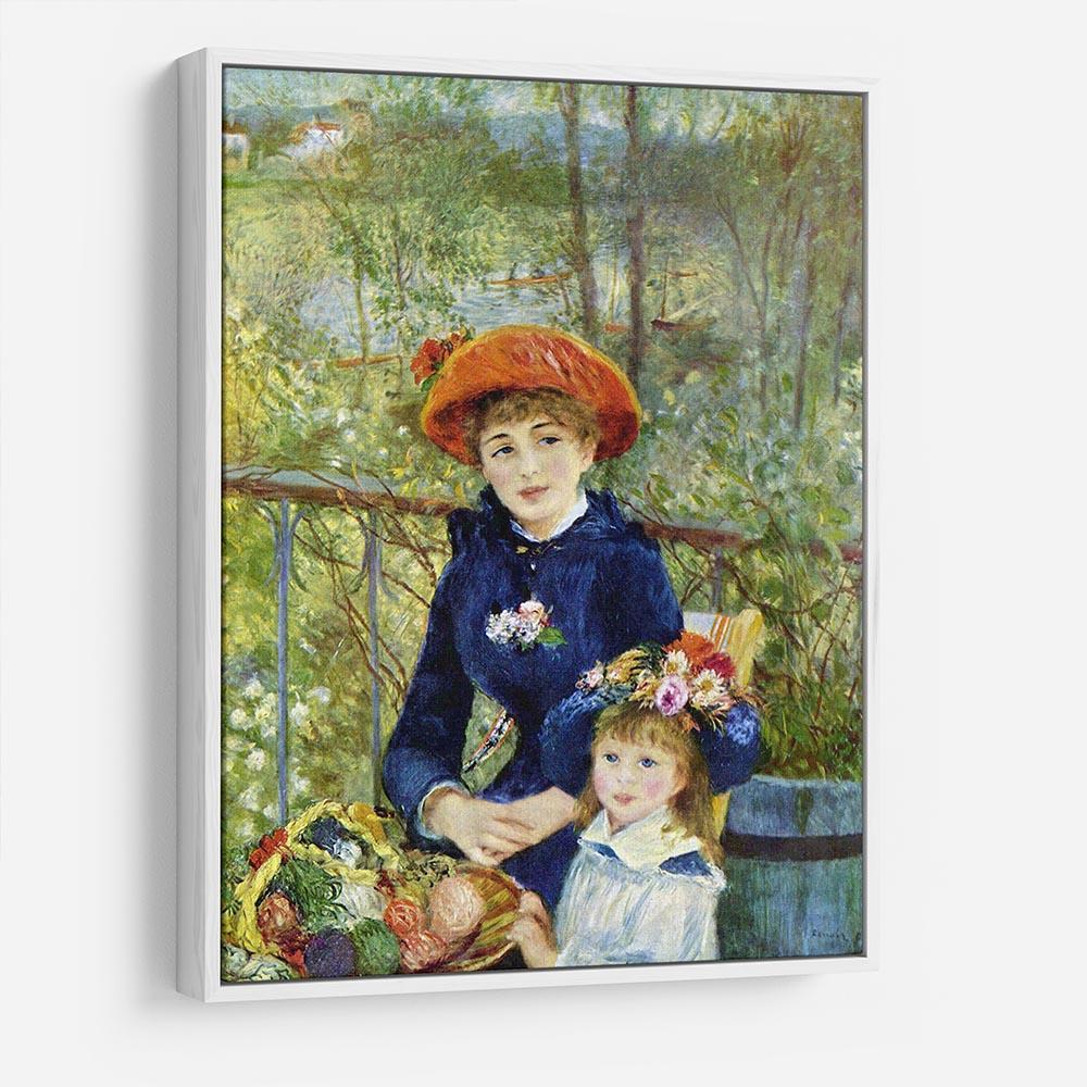 Two Sisters On The Terrace by Renoir HD Metal Print