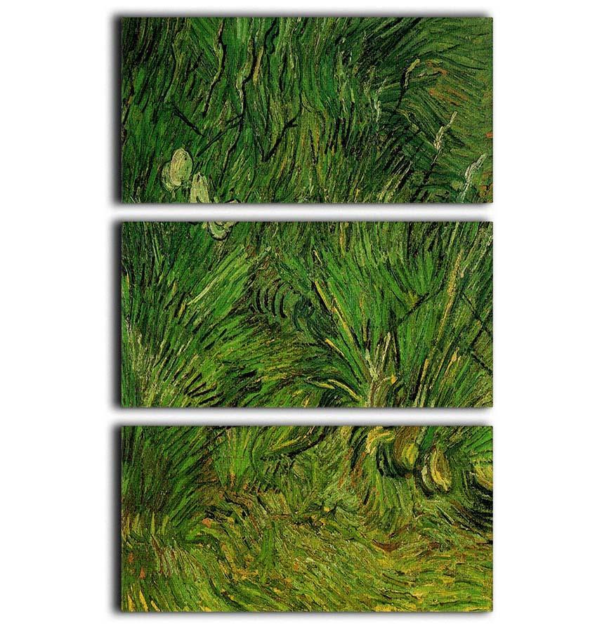 Two White Butterflies by Van Gogh 3 Split Panel Canvas Print - Canvas Art Rocks - 1