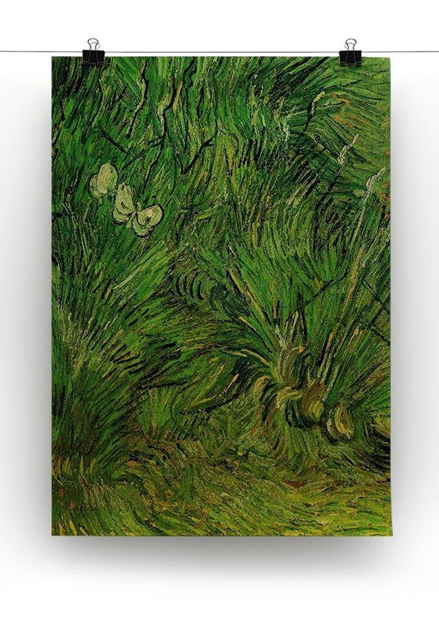 Two White Butterflies by Van Gogh Canvas Print & Poster - Canvas Art Rocks - 2