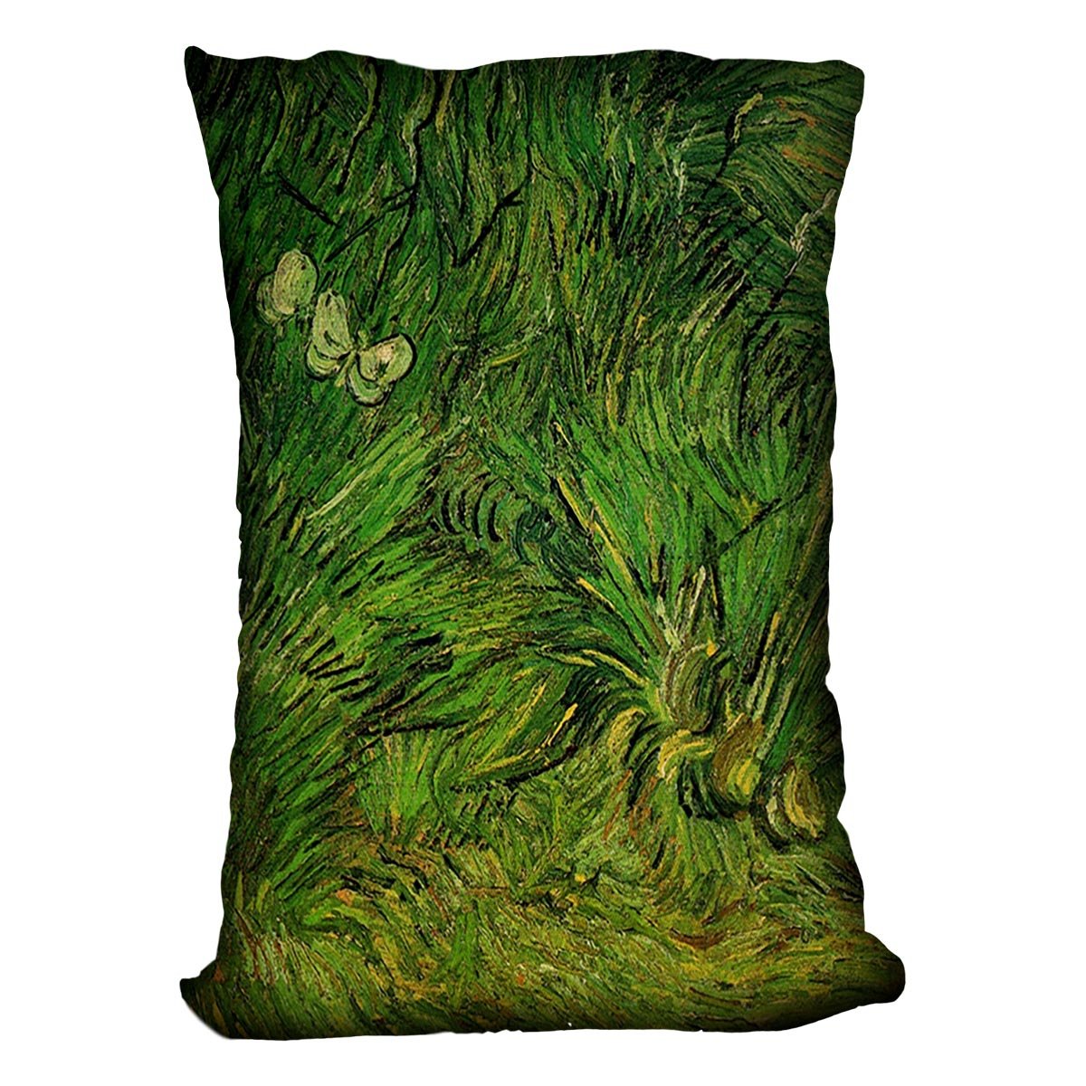 Two White Butterflies by Van Gogh Throw Pillow