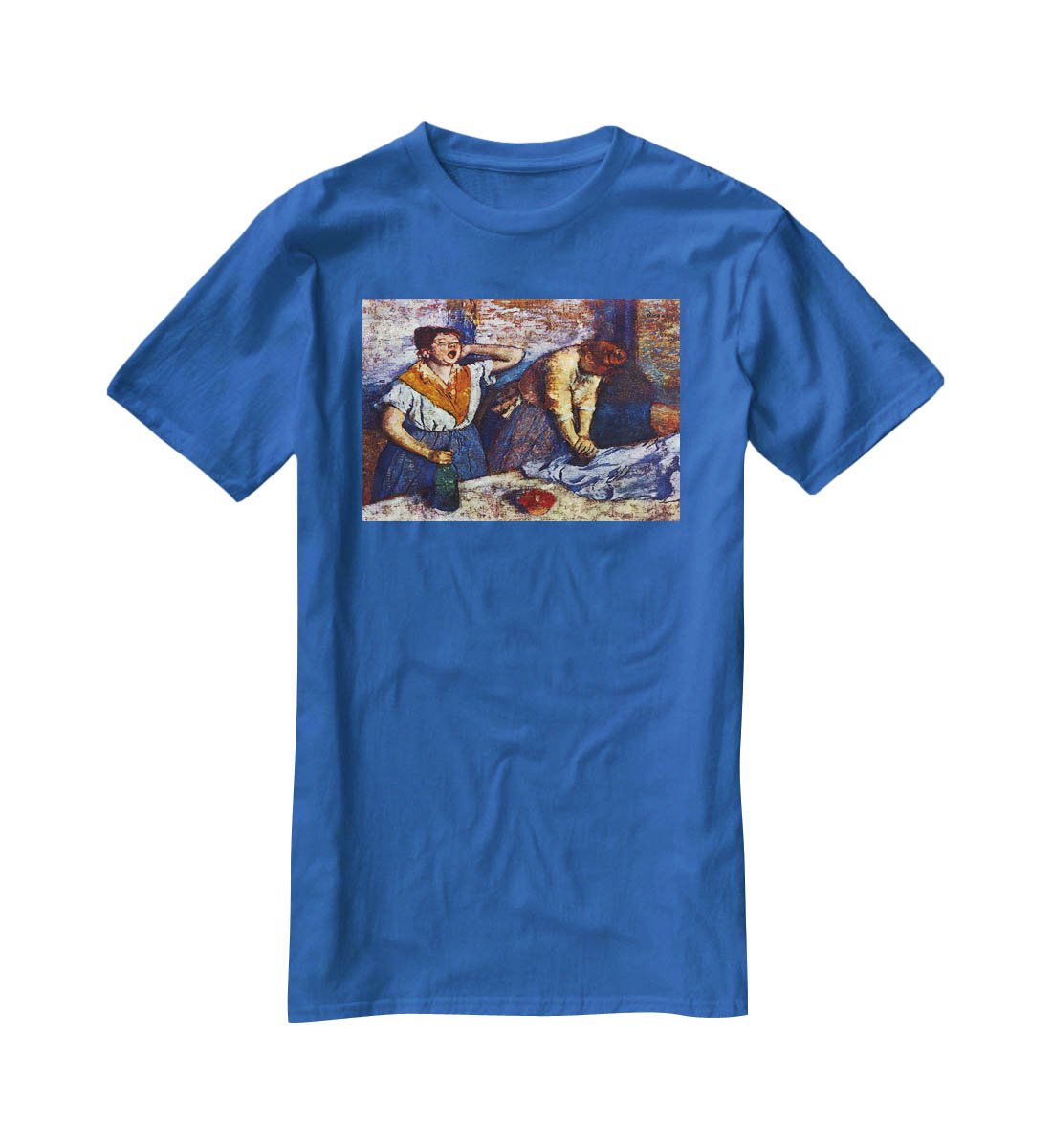 Two cleaning women by Degas T-Shirt - Canvas Art Rocks - 2