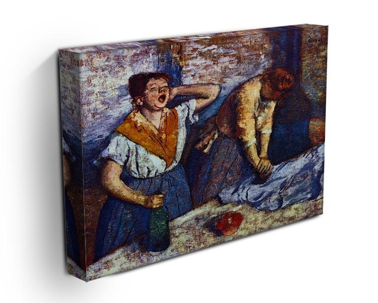 Two cleaning women by Degas Canvas Print or Poster - Canvas Art Rocks - 3