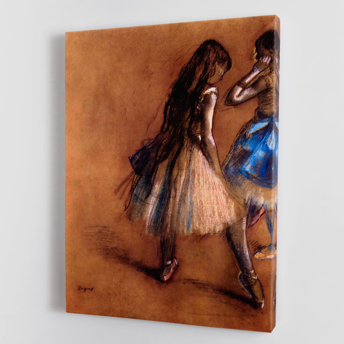 Two dancers 1 by Degas Canvas Print or Poster