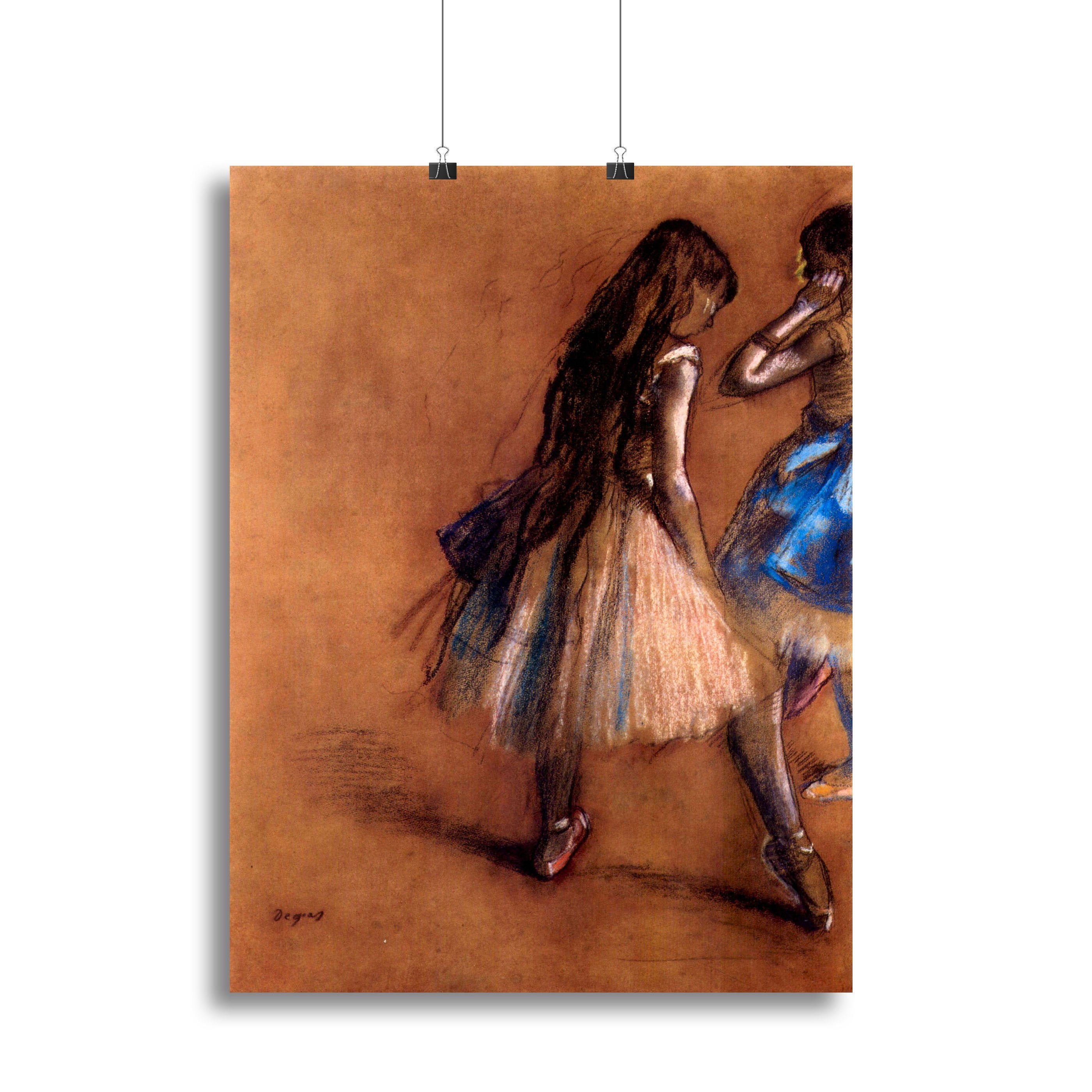 Two dancers 1 by Degas Canvas Print or Poster