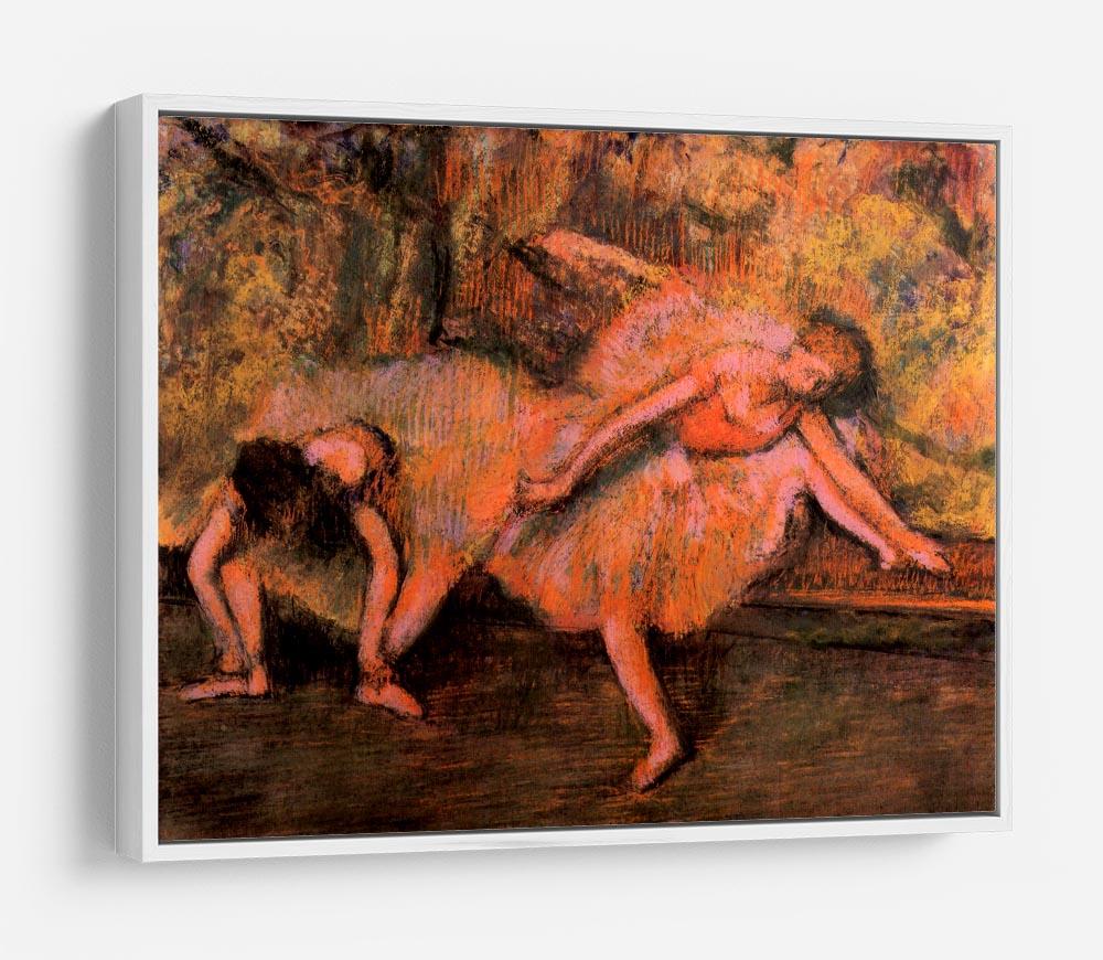 Two dancers on a bank by Degas HD Metal Print - Canvas Art Rocks - 7