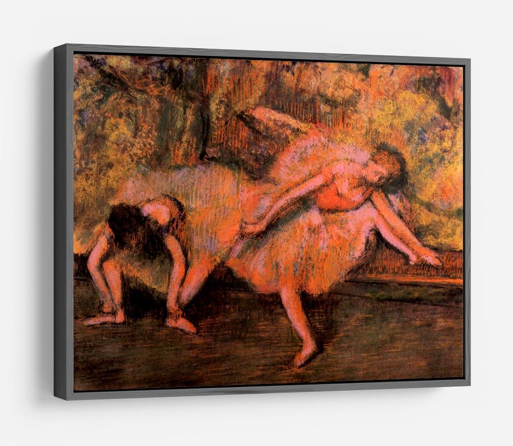 Two dancers on a bank by Degas HD Metal Print - Canvas Art Rocks - 9
