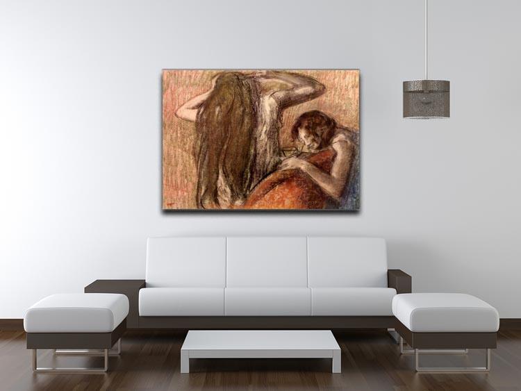 Two girls by Degas Canvas Print or Poster - Canvas Art Rocks - 4