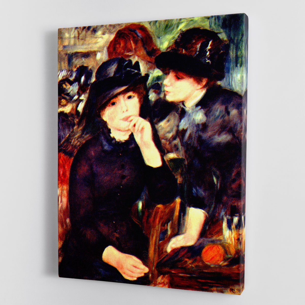 Two girls in black by Renoir Canvas Print or Poster