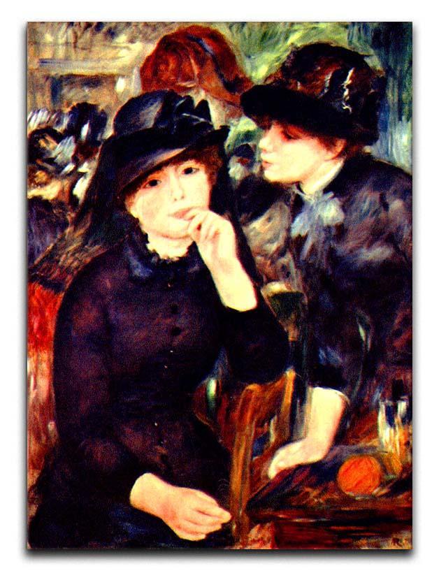 Two girls in black by Renoir Canvas Print or Poster  - Canvas Art Rocks - 1