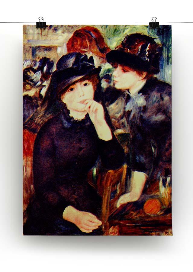 Two girls in black by Renoir Canvas Print or Poster - Canvas Art Rocks - 2