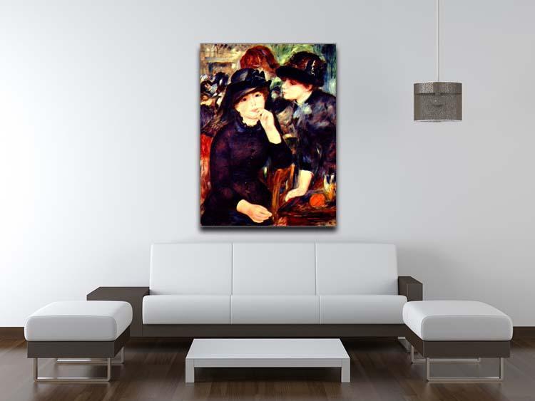 Two girls in black by Renoir Canvas Print or Poster - Canvas Art Rocks - 4