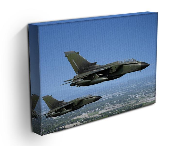 Two green fighter jets Canvas Print or Poster - Canvas Art Rocks - 3