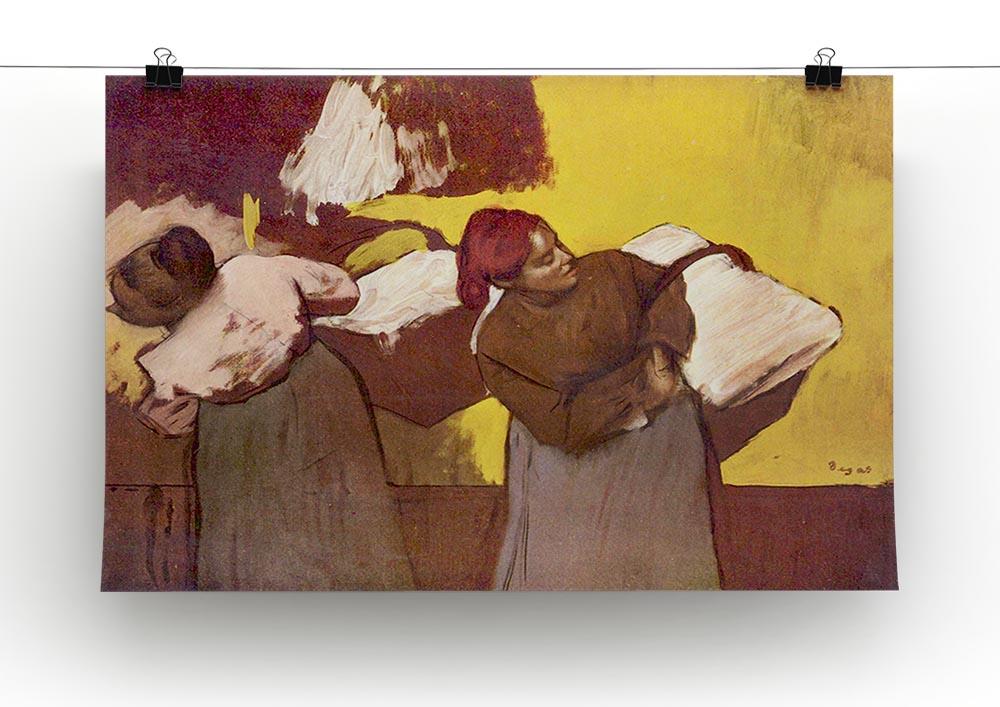 Two washer women by Degas Canvas Print or Poster - Canvas Art Rocks - 2
