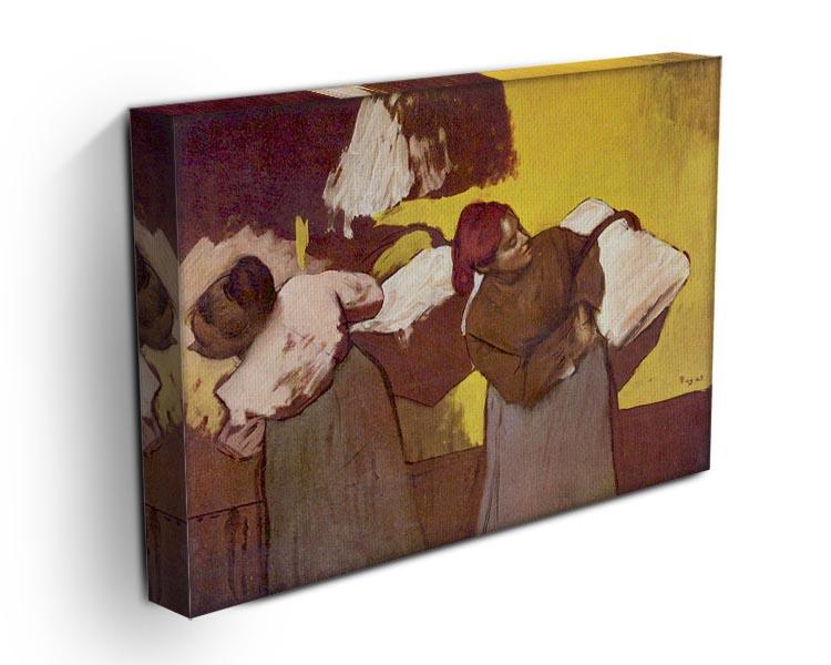 Two washer women by Degas Canvas Print or Poster - Canvas Art Rocks - 3
