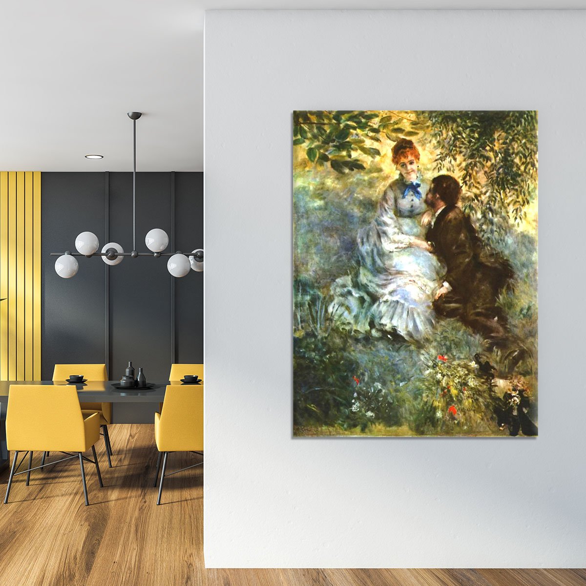 Twosome by Renoir Canvas Print or Poster