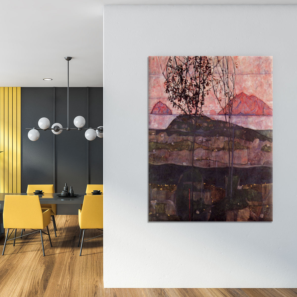 Underground Sun by Egon Schiele Canvas Print or Poster - Canvas Art Rocks - 4