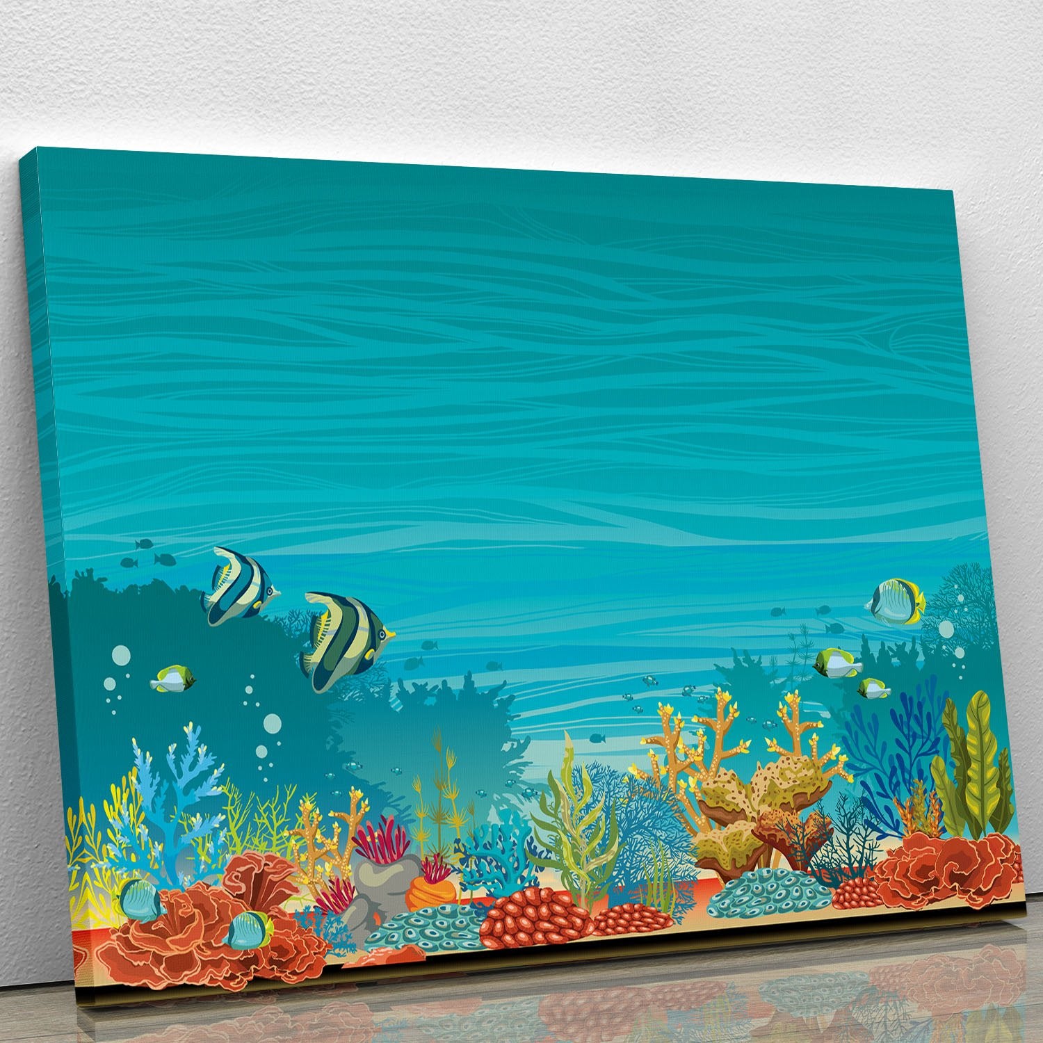Underwater seascape Canvas Print or Poster