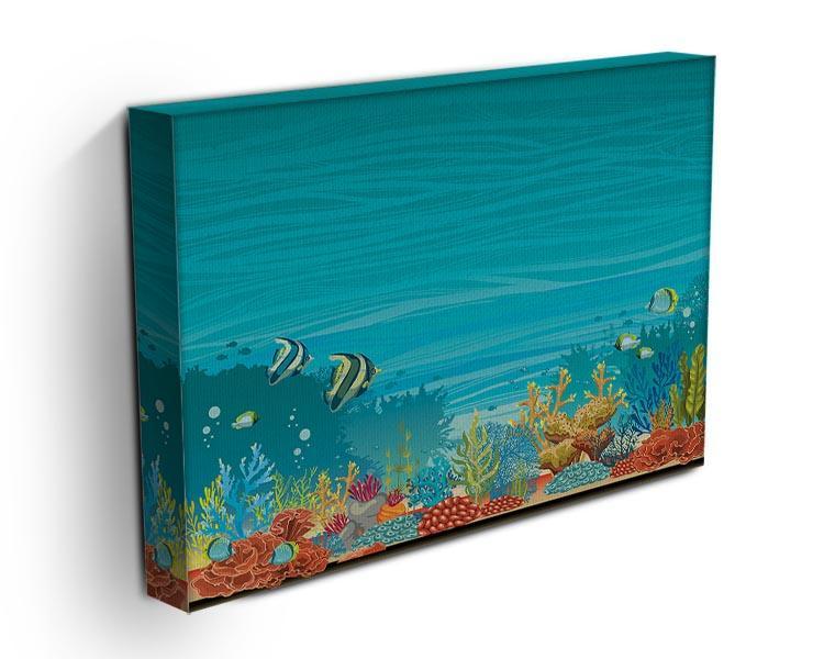 Underwater seascape Canvas Print or Poster - Canvas Art Rocks - 3