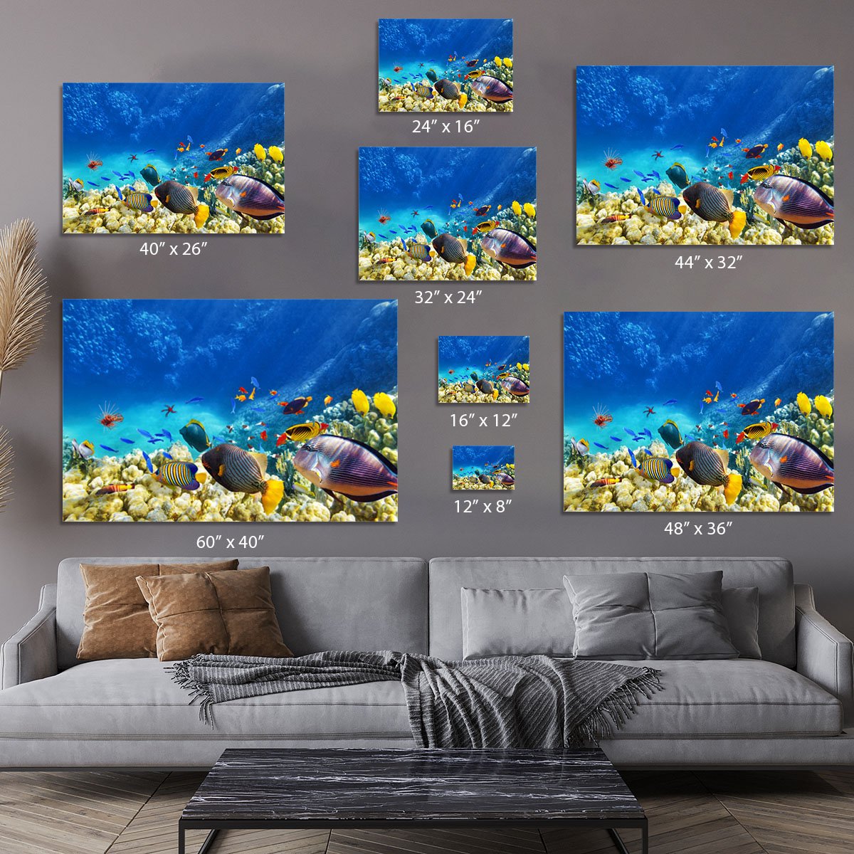 Underwater world Canvas Print or Poster