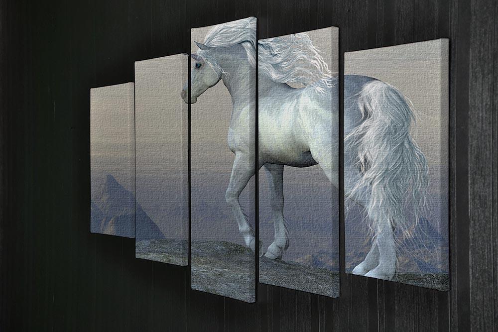 Unicorn Bluff 5 Split Panel Canvas  - Canvas Art Rocks - 2