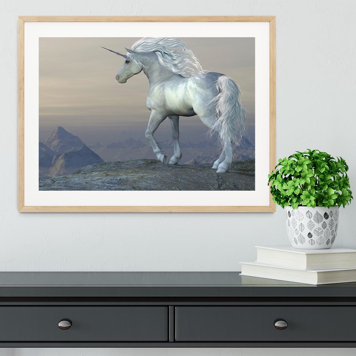 Unicorn Bluff Framed Print - Canvas Art Rocks - 3