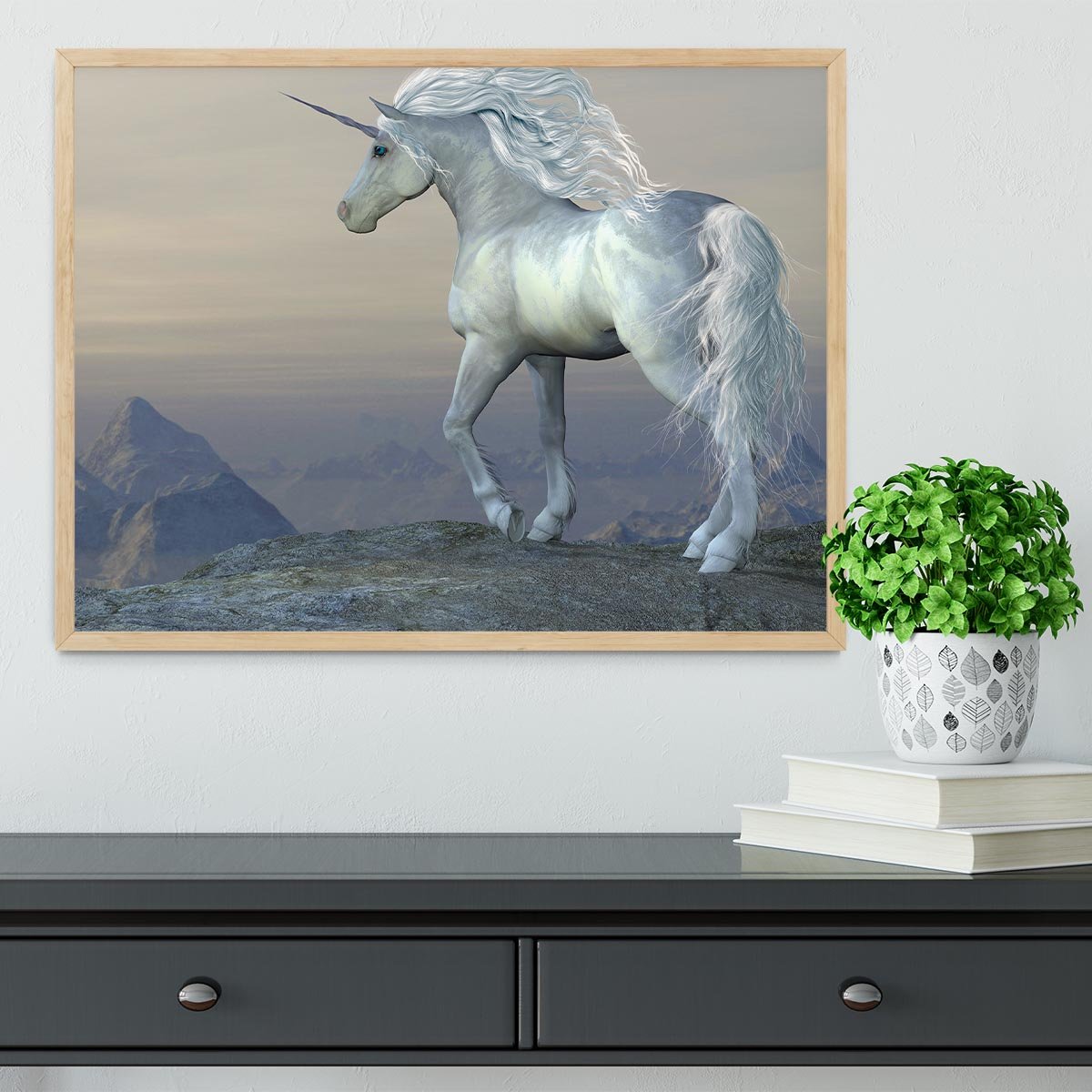 Unicorn Bluff Framed Print - Canvas Art Rocks - 4