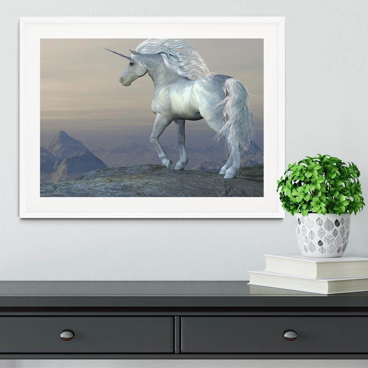 Unicorn Bluff Framed Print - Canvas Art Rocks - 5