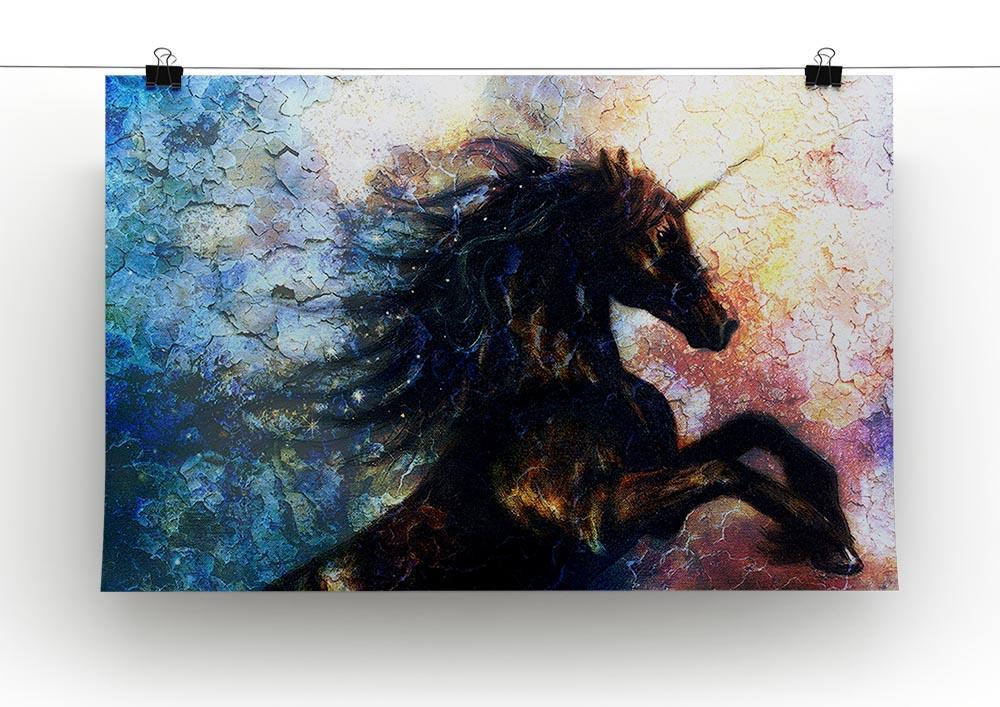 Unicorn dancing Canvas Print or Poster - Canvas Art Rocks - 2