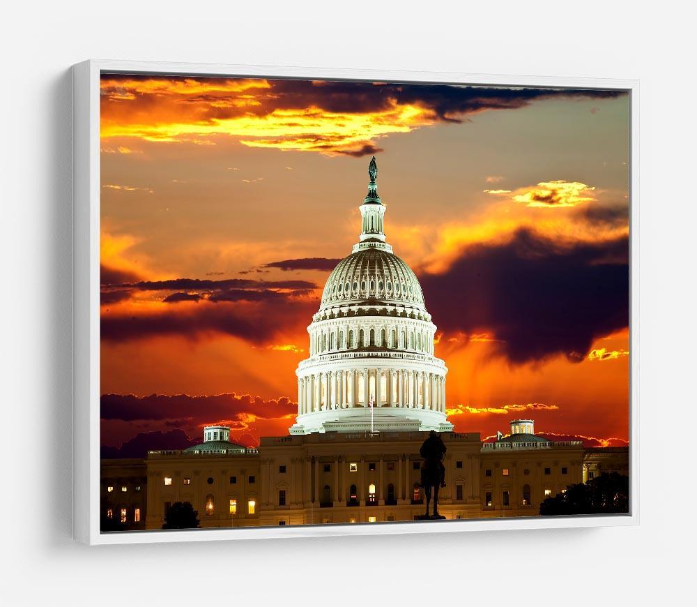 United States Capitol Building HD Metal Print