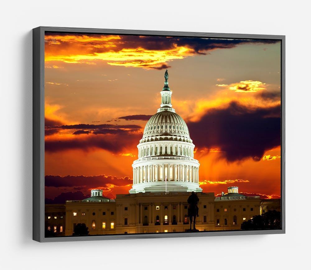 United States Capitol Building HD Metal Print