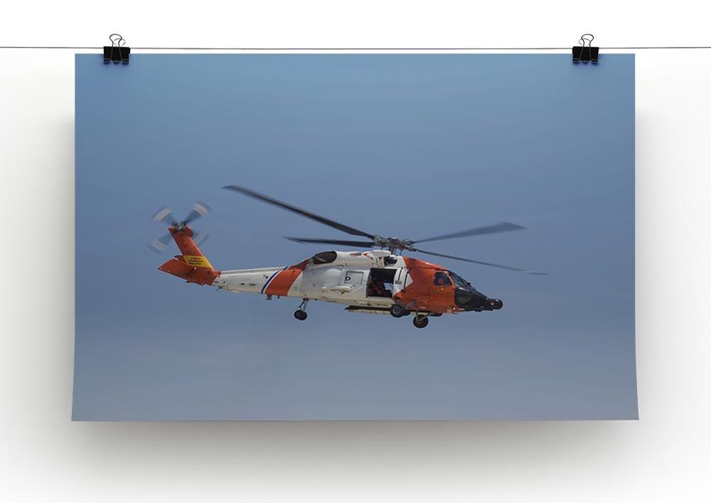 United States Coast Guard helicopter Canvas Print or Poster - Canvas Art Rocks - 2