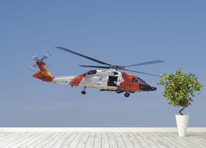 United States Coast Guard helicopter Wall Mural Wallpaper - Canvas Art Rocks - 4