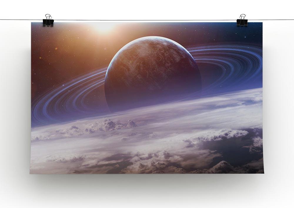 Universe scene with planets Canvas Print or Poster - Canvas Art Rocks - 2