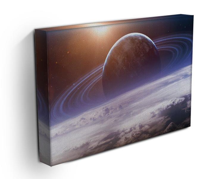 Universe scene with planets Canvas Print or Poster - Canvas Art Rocks - 3