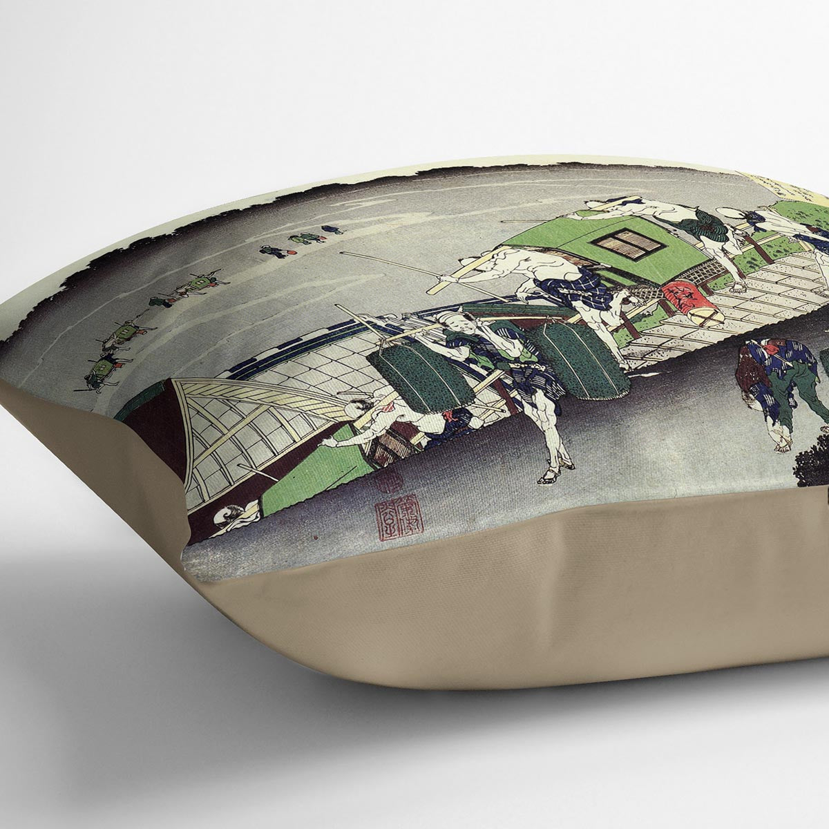 Unknown by Hokusai Cushion