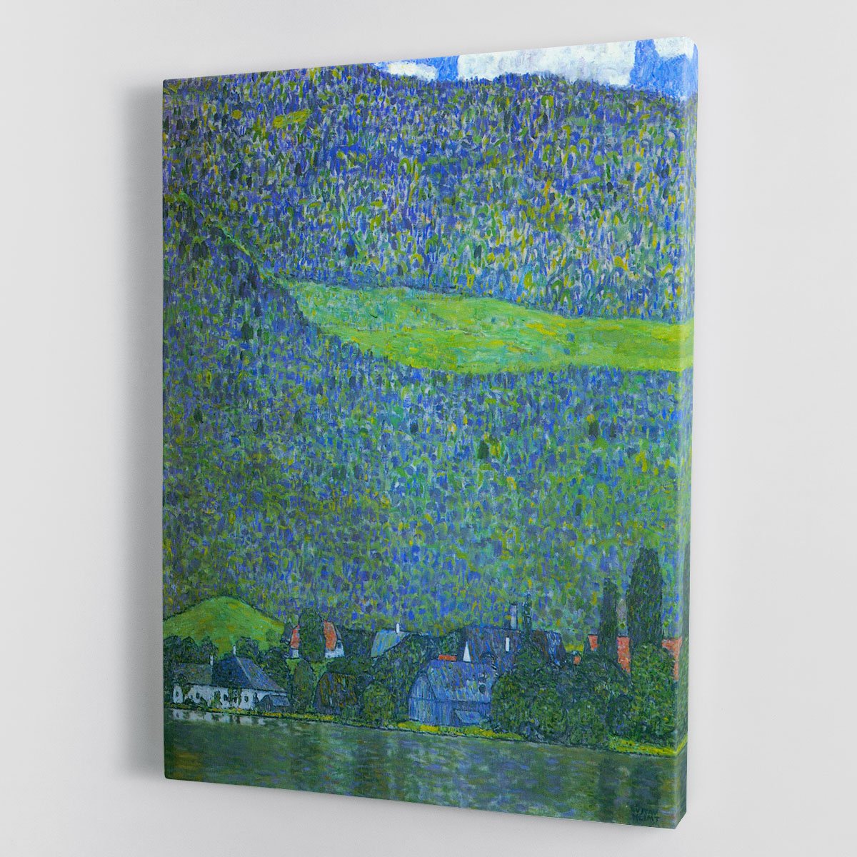 Unterach at the Attersee by Klimt Canvas Print or Poster